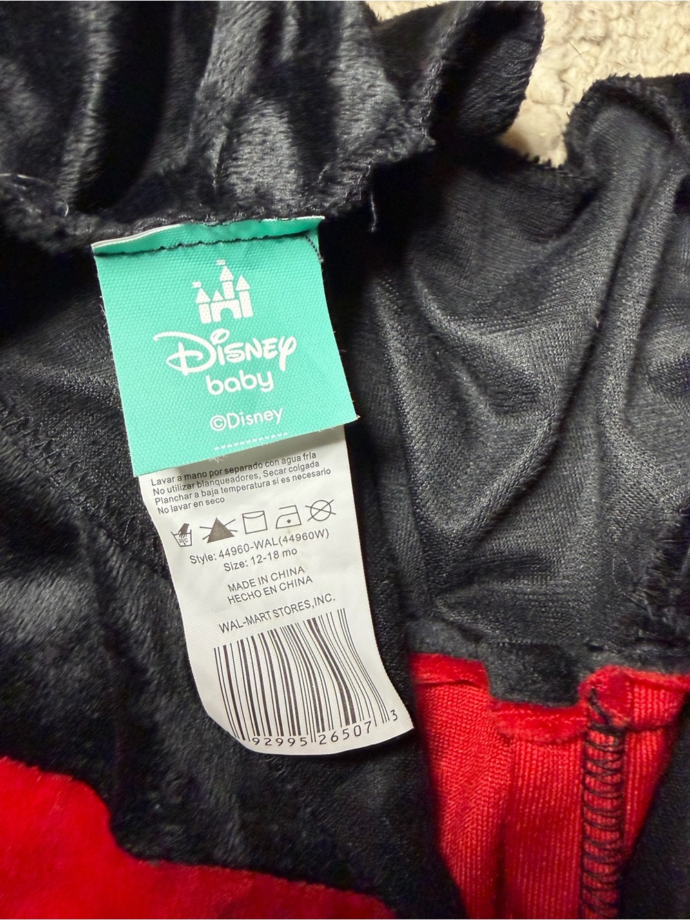 Disney Red & Black Classic Mouse Costume - Picture 4 of 5